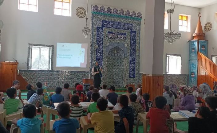 Söke’de yaz Kur’an kursu öğrencilerine bilinçlendirme seminerleri