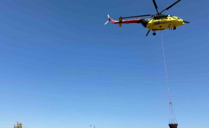 Soma’da orman yangınıyla mücadele devam ediyor