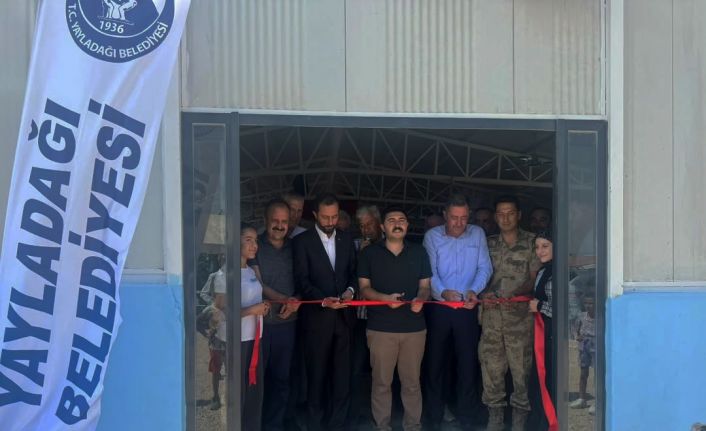 Sosyal ve kültürel etkinliklerin yapılacağı salon hizmete açıldı