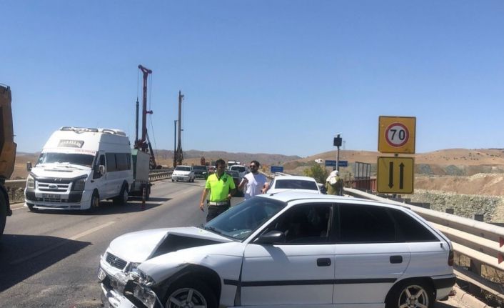 Sürücüyü arı soktu, otomobil bariyerlere çarpıp savruldu: 1 yaralı