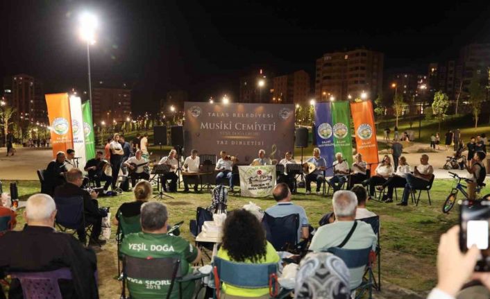 Talas Millet Bahçesi’nde keyifli bir akşam daha