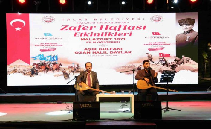 Talas’ta Zafer Coşkusu ‘Malazgirt Filmi’ ile devam etti