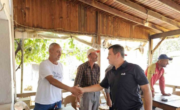 Tarihi Alan Başkanı Kaşdemir, yangında etkilenen köyleri ziyaret etti