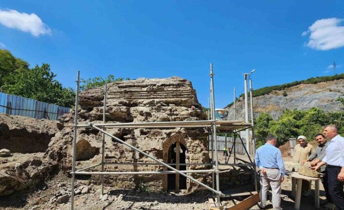 Tarihi Osmanlı hamamı aslına uygun restore ediliyor