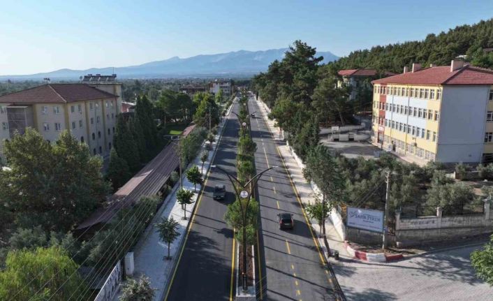 Tavas - Bağlar Yolu modern görünüme kavuştu