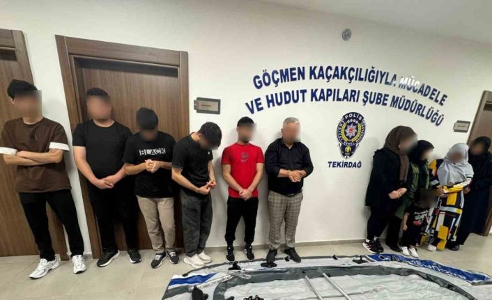 Tekirdağ’da göçmen kaçakçılığı operasyonu: 15 kişi yakalandı