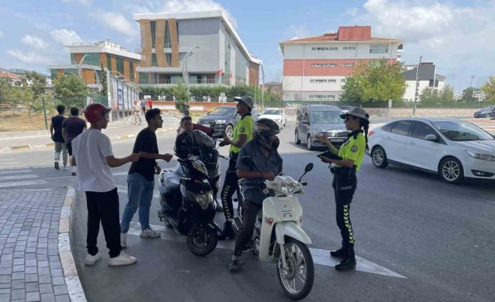 Tekirdağ’da motosiklet denetimleri