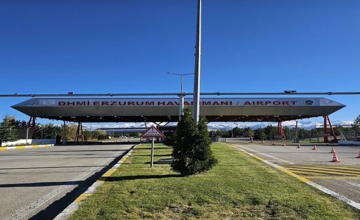 Temmuz ayında Erzurum Havalimanı’nda 112 bin 456 yolcuya hizmet verildi