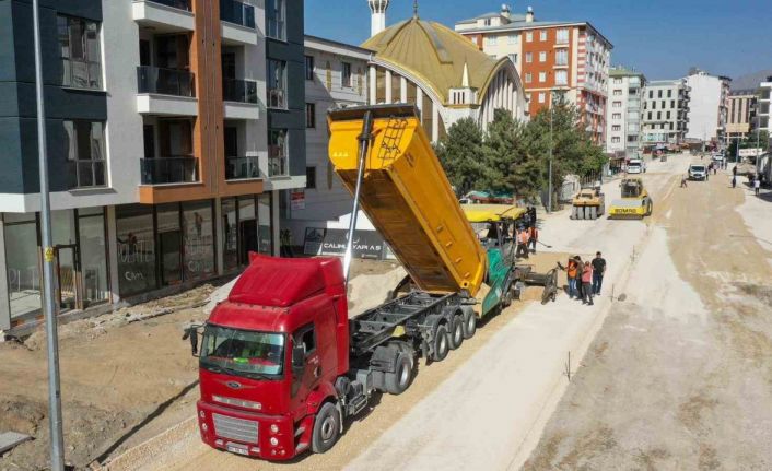 Terzioğlu caddesindeki çalışmalarda sona doğru