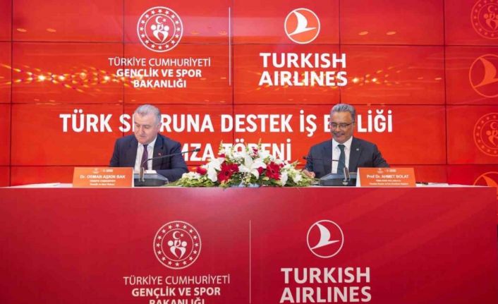 THY ile ile Gençlik ve Spor Bakanlığı arasında "Türk Sporuna Destek" iş birliği protokolü imzalandı