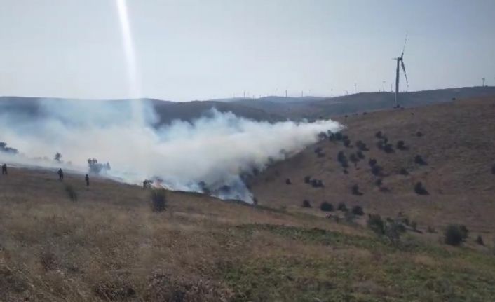 Tokat’ta örtü yangını kontrol altına alındı