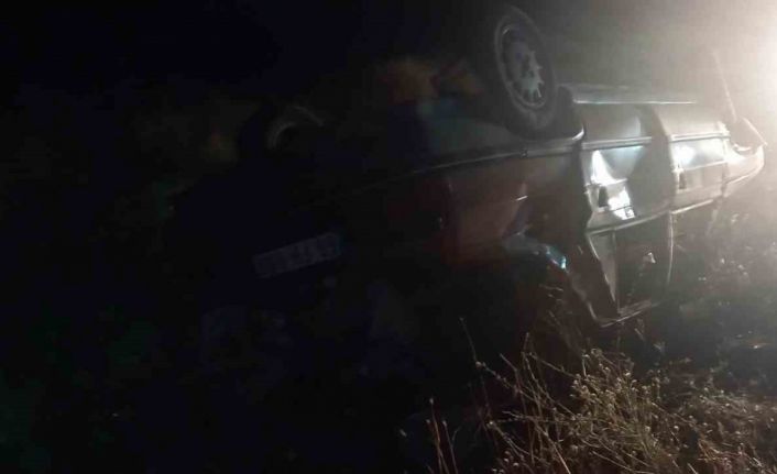 Tokat’ta otomobil takla attı: 1 yaralı