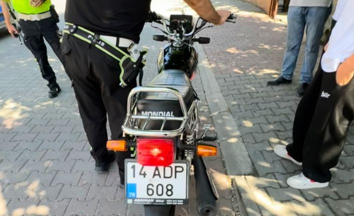 Trafik magandalarını polis tek tek tespit etti