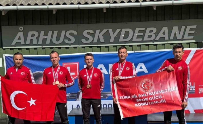 TSK Spor Gücü Erkek Tüfek Atış Takımı’ndan 300 metre Ateşli Silahlar Tüfek branşında Avrupa 3’üncülüğü