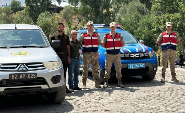 Tunceli’de jandarma ekiplerinden orman yangınları için anonslu uyarı