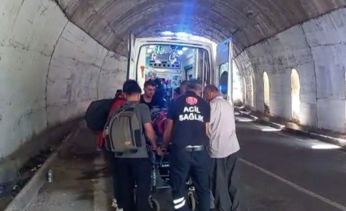 Tunceli’de tünelde kaza: 1 yaralı