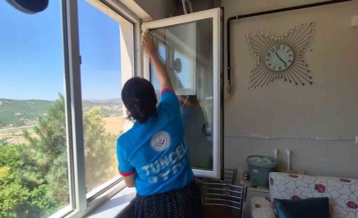 Tunceli’de Vefa Ekipleri 80 haneyi temizliyor