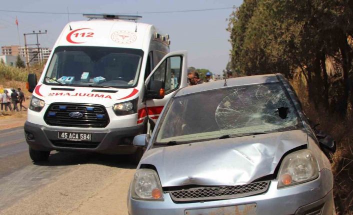 Turgutlu’da otomobilin çarptığı yaya ağır yaralandı