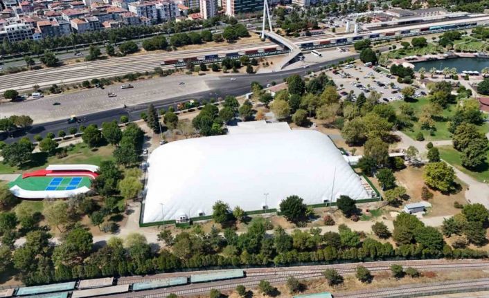 Türkiye’nin en büyük şişme oyun alanı Samsun’da