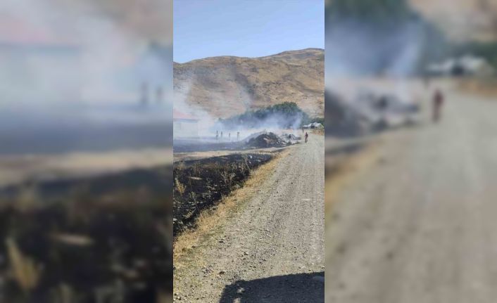 Tutak’ta mera yangını korkuya neden oldu