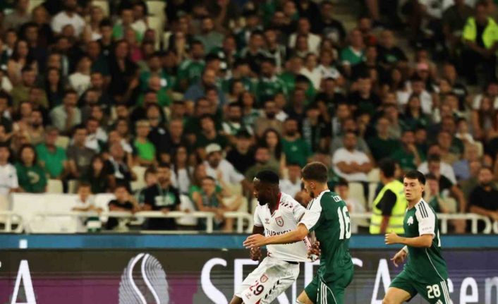 UEFA Avrupa Ligi: Panathinaikos: 0 - Samsunspor: 0 (İlk yarı)