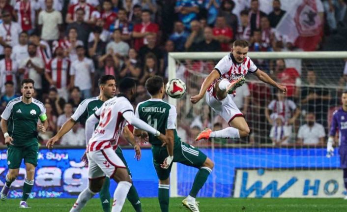 UEFA Avrupa Ligi: Samsunspor: 0 - Panathinaikos: 0 (İlk yarı)