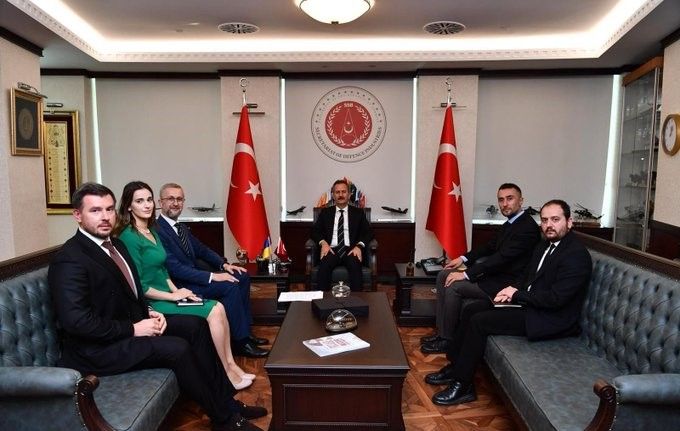 Ukrayna Büyükelçisi Celal’den Savunma Sanayii Başkanı Görgün’e ziyaret