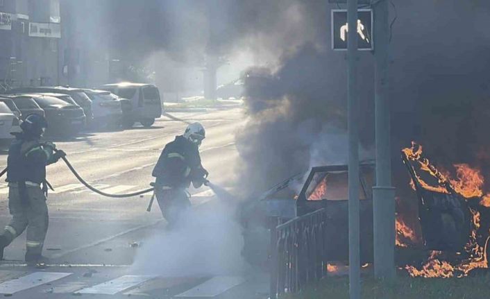 Ukrayna’dan Rusya’nın Belgorod şehrinde bir araca İHA saldırısı