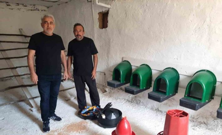 Üreticiye 15 bin tavuk ve 100 ton yem desteği