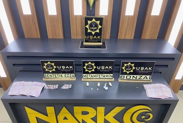 Uşak’ta motosiklette uyuşturucu bulundu: 1 tutuklama