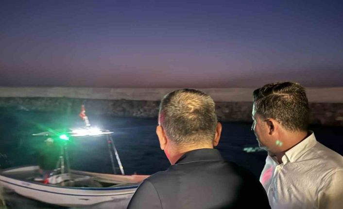 Vali Hacıbektaşoğlu yeni av sezonunda balıkçıları yalnız bırakmadı