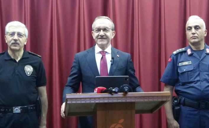 Vali Seddar Yavuz: "Asayiş suçlarında önemli düşüş var"