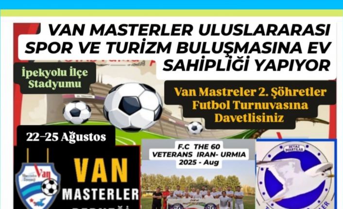 Van Masterler’den uluslararası futbol turnuvası
