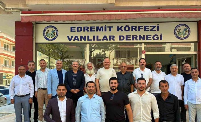 Van TSO heyetinden Edremit Körfezi Vanlılar Derneği’ne anlamlı ziyaret