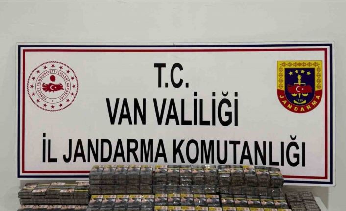 Van’da bin 778 paket kaçak sigara ele geçirildi