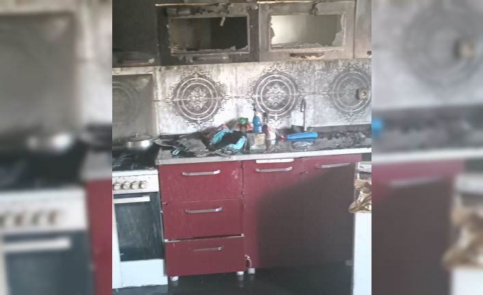 Van’da ev yangını