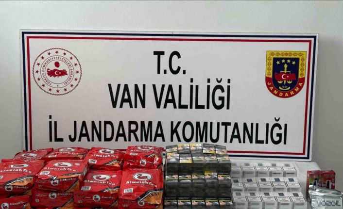Van’da gümrük kaçağı malzemeler ele geçirildi