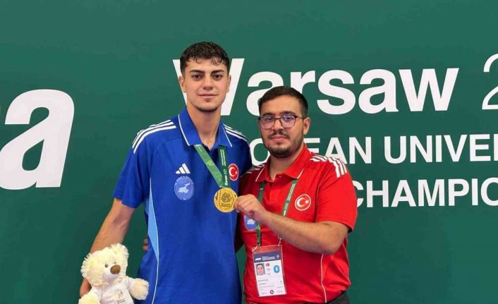 Vanlı Kickbokscu Avrupa şampiyonu oldu