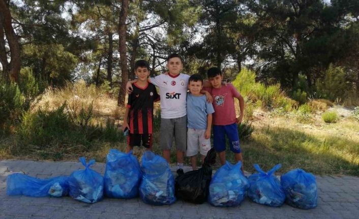 Yangın sonrası miniklerden örnek davranış