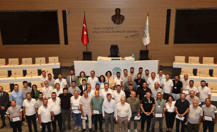 Yangınlarla mücadelede görev alan ekibe anlamlı teşekkür