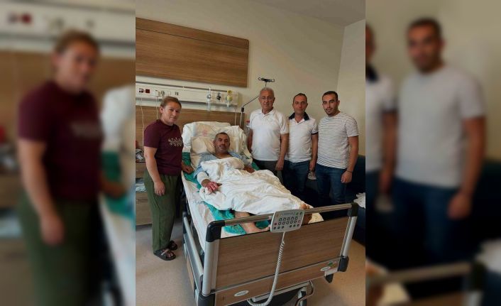 Yaralı orman işçisinin tedavisi devam ediyor