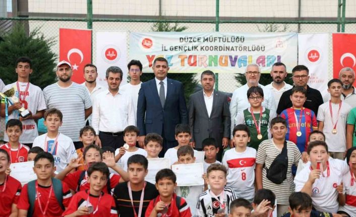 Yaz Kur’an Kursları futbol turnuvası sona erdi
