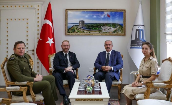 Yeni Zelanda Büyükelçisi Lewis’tan Vali Toraman’a ziyaret