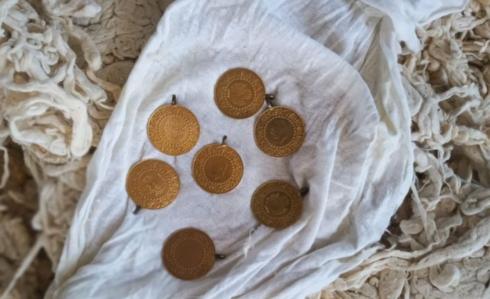 Yenilenmesi için getirilen yün yastıktan 7 Cumhuriyet altını çıktı