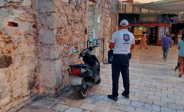 Zabıtadan motosiklet ve skuter denetimi