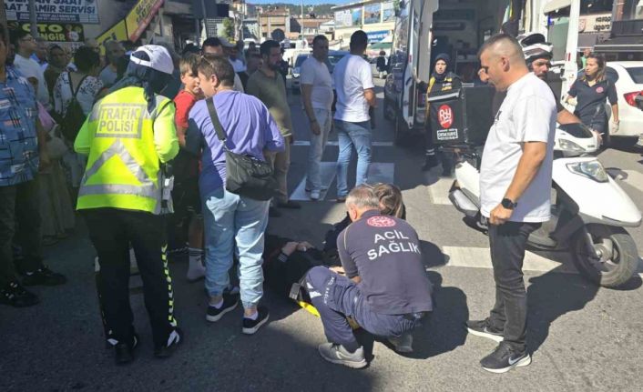 Zonguldak Ereğli’de motosiklet yayaya çarptı: 2 yaralı