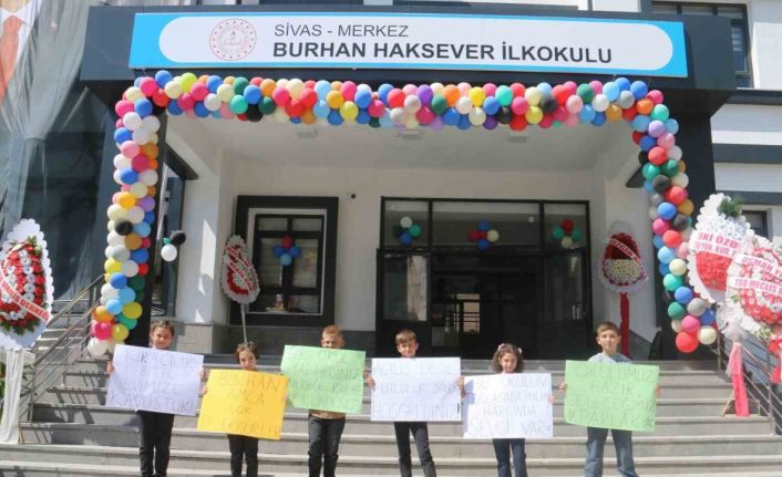 12 derslikli okul törenle hizmete açıldı