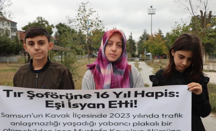 16 yıl hapis alan tır şoförünün eşi: "Adalet istiyorum"
