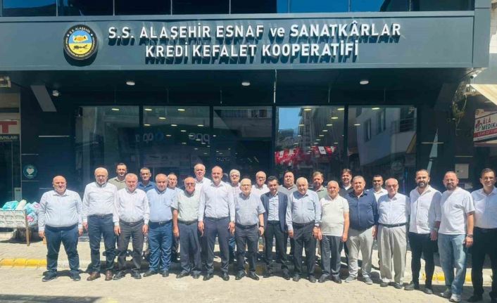 22. Bölge Manisa Esnaf Kefalet Kooperatifleri Birliği toplantısı Alaşehir’de yapıldı
