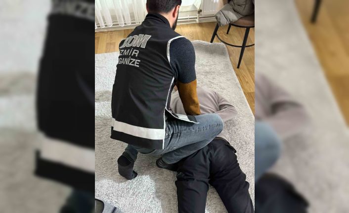 30 yıl hapisle aranan şahıs, Menemen’de gizlendiği evde yakalandı